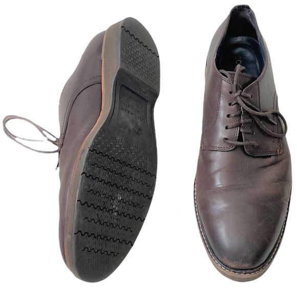 Cole Haan Shoes | Cole Haan Grand Os Men's Oxford Shoes Size 11.5 M Brown Lace Up Leather | Color: Brown | Size: 11.5 | Happybearhugs's Closet